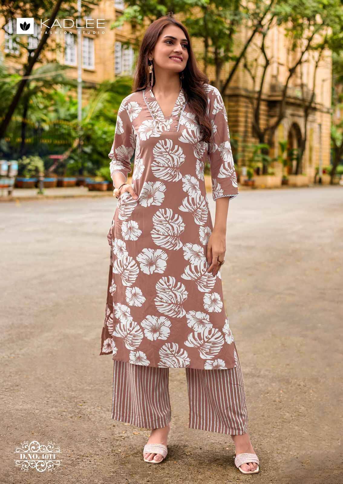 Rangoli Vol 3 By KADLEE 4013 To 4018 Series Designer Collection Cotton Co-ord Set At Wholesale Price